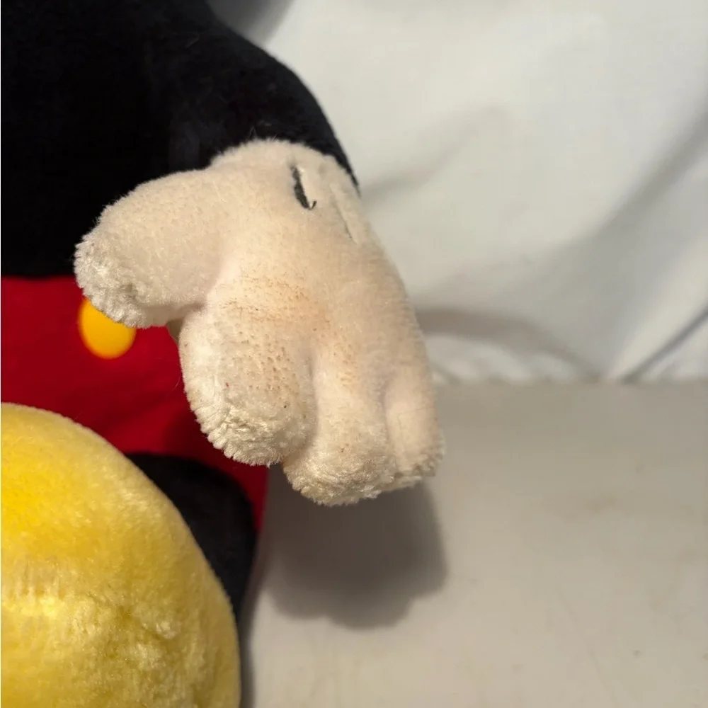 Vintage Mickey Mouse plush stuffed toy